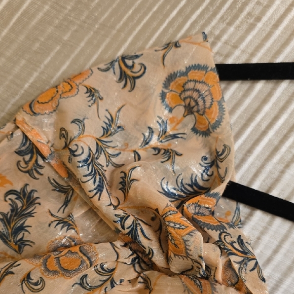 House of Harlow 1960 Floral Puff Sleeve Blouse - Picture 14 of 16